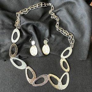 Necklace with matching earrings